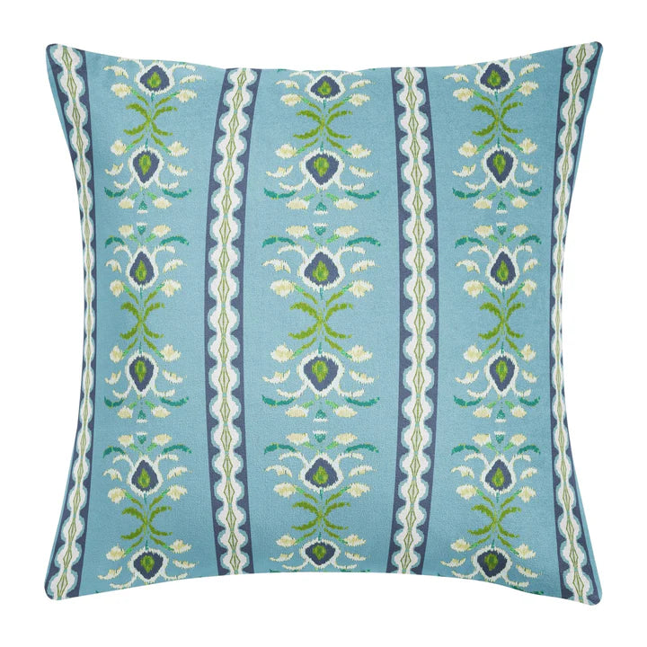 Laura Park - 22' x 22' Euro Pillow Bundle - Rosemary Stripe French Blue