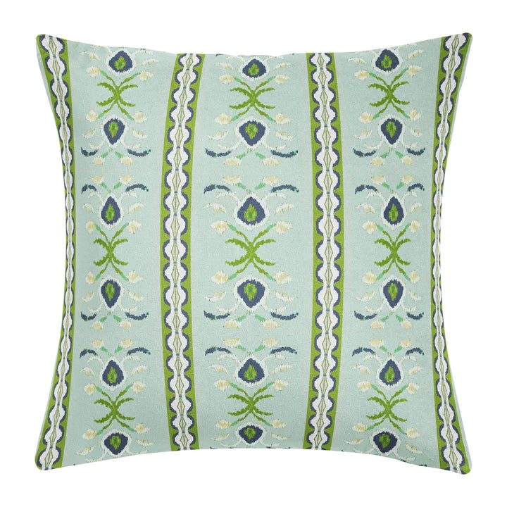 Laura Park - 22' x 22' Euro Pillow Bundle - Rosemary Stripe Lagoon