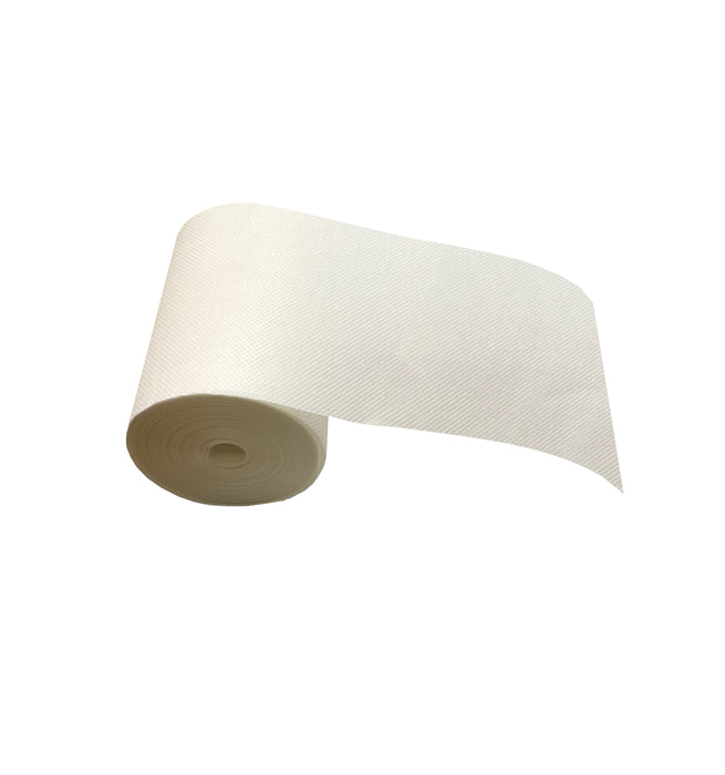 4 Inch Wide - White Sew-in Buckram/Heading Tape - Washable Non Woven Fabric - Available in Multiple Yard Pieces