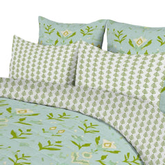 Petal Garden Aqua Comforter Set - Twin