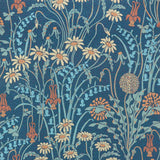 Maxwell - FLOWER MEADOW (WP) - PRUSSIAN BLUE - Wallcovering by the 11 Yard Roll