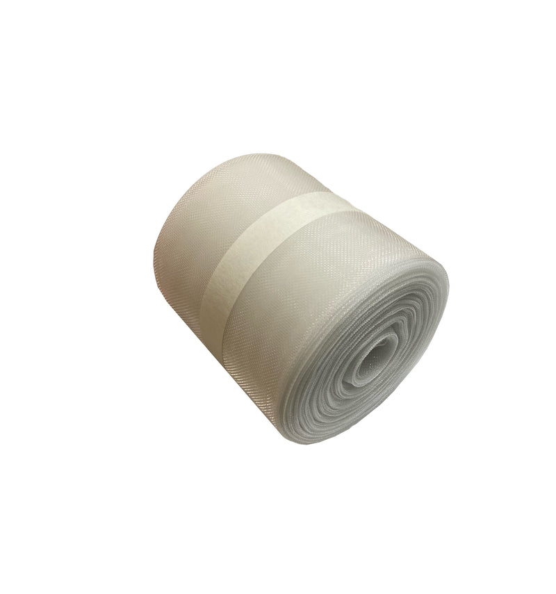 4 Inch Wide - Clear/Translucent Sew-in Drapery Buckram/Heading Tape - Available in Multiple Yard Pieces - Fabrics and Drapes