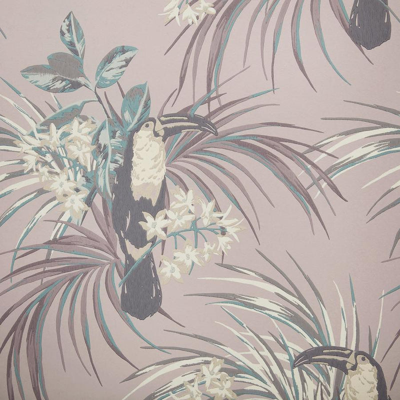 Maxwell - LE TOUCAN (WP) - ROSE - Wallcovering by the 11 Yard Roll