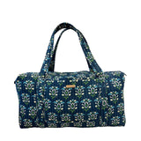 Laura Park - Quilted Signature Duffle Bag - Rosemary Indigo