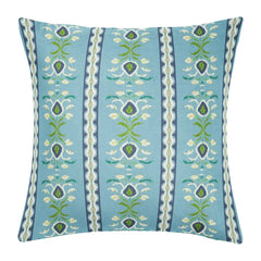 Rosemary Stripe French Blue 22x22 Pillow
