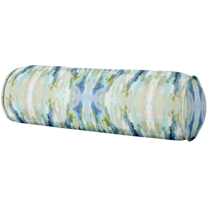 Laura Park 36" Round Bolster Pillow - For Queen/Full Beds - Wintergreen