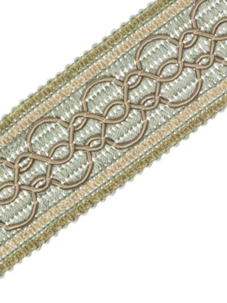 2 Inches Wide - Decorative Trim by the Yard - 2 Colors Available - F&D229 - FREE SAMPLES