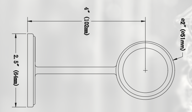 1.5 Inch Acrylic Lucite Round Drapery Rod Set - Includes Curtain Rod, Long Enclosed/Ceiling Mount Brackets, Rings, End Caps