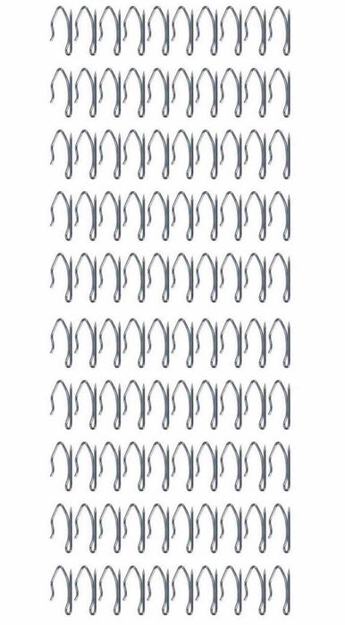 Stainless Steel Nickel Drapery Pin Hooks- 100 pack