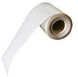 Iron-on Fusible 4 Inch Wide White Buckram/Heading Tape - Available in Lengths of 1, 3, 6, 9, 12, 18, 20, 24, 100 Yards