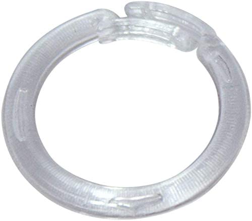 Large Clear Split Rings For Roman Shades - Available in Multiple Pack Sizes