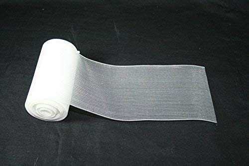 4 Inch Wide - Clear/Translucent Sew-in Drapery Buckram/Heading Tape - Available in Multiple Yard Pieces - Fabrics and Drapes