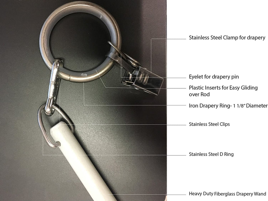 Stainless Steel Fiberglass Key Ring