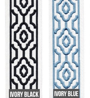 4 inch Decorative Trim By the Yard - 12 Colors Available - 24KI