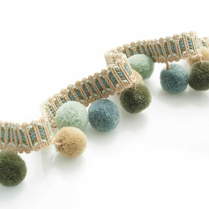 Decorative Pom Pom Trim By The Yard - Chandonett - 4 Colors Available - Retail Price 88.00/Our Price 66.00 - Free Samples