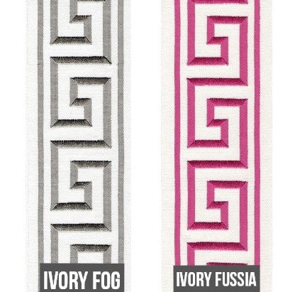 4 inch Decorative Trim By the Yard - 13 Colors Available - 24LI