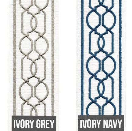 4 inch Decorative Trim By the Yard - 11 Colors Available - 24GR