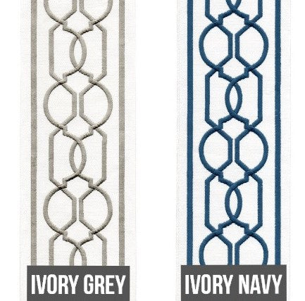 4 inch Decorative Trim By the Yard - 11 Colors Available - 24GR - Free Samples