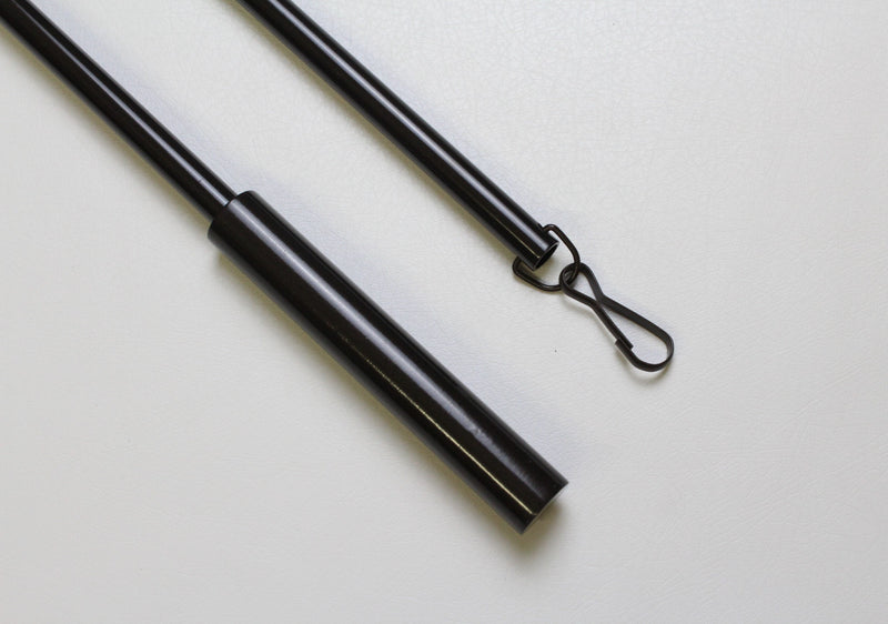 39.5 Inch Long Iron Drapery Baton- Bronze