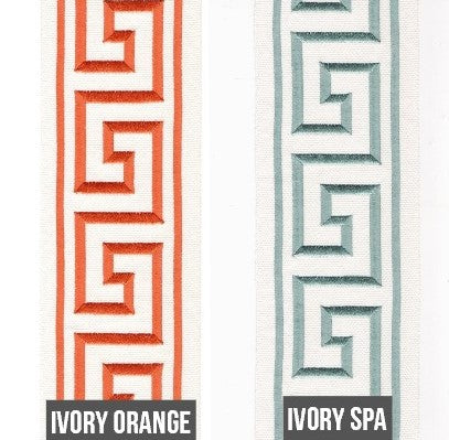 4 inch Decorative Trim By the Yard - 13 Colors Available - 24LI