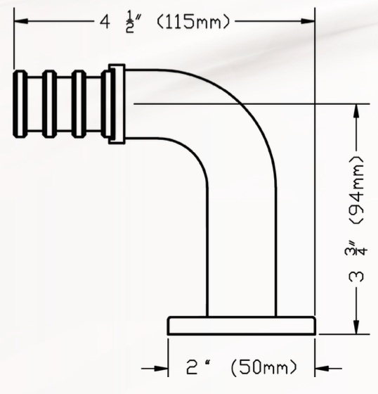1 Inch French Return