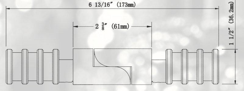 1.5 Inch - Corner Adapter Hardware Piece - Curtain Accessory - Available in Gold, Silver, Black and Bronze Finish - IF&D