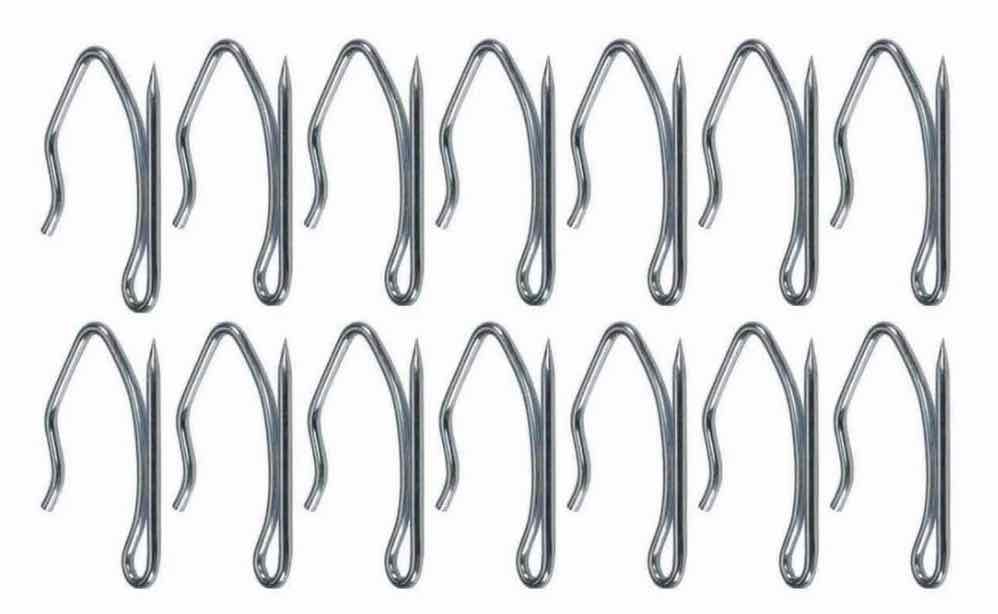 Stainless Steel Nickel Drapery Pin Hooks