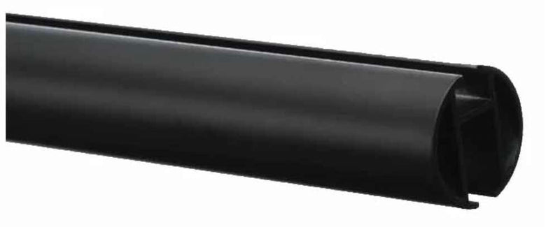 1 Inch - Channel Track Iron Rod - Available in Gold, Silver, Black and Bronze Finish - IF&D Fabrics and Drapes