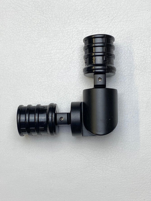1 Inch - Corner/Elbow Adapter Hardware Piece - Curtain Accessory - Available in Gold, Silver, Black and Bronze Finish