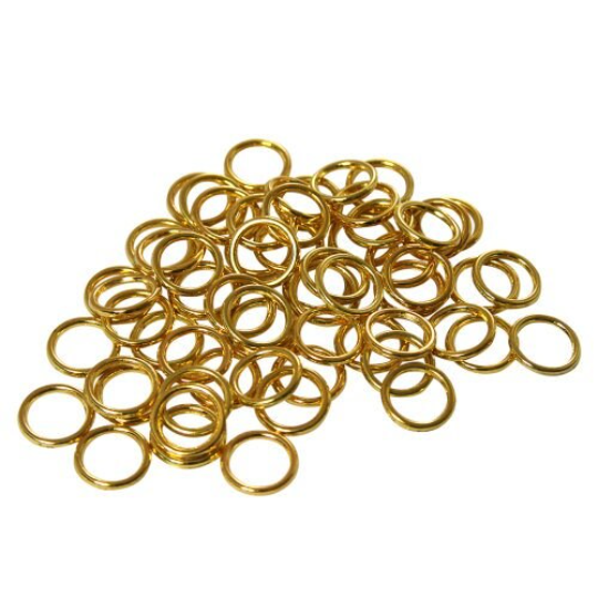 Brass Shade Rings - Home Sewing for Roman Shades and Valances - 3/8 Inch - Available in 50, 100 and 1,000 Units