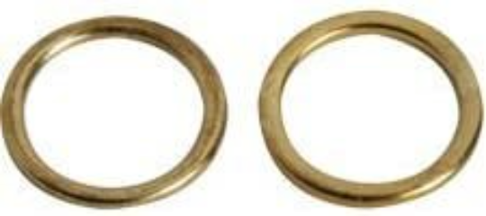 Brass Shade Rings - Home Sewing for Roman Shades and Valances - 3/8 Inch - Available in 50, 100 and 1,000 Units