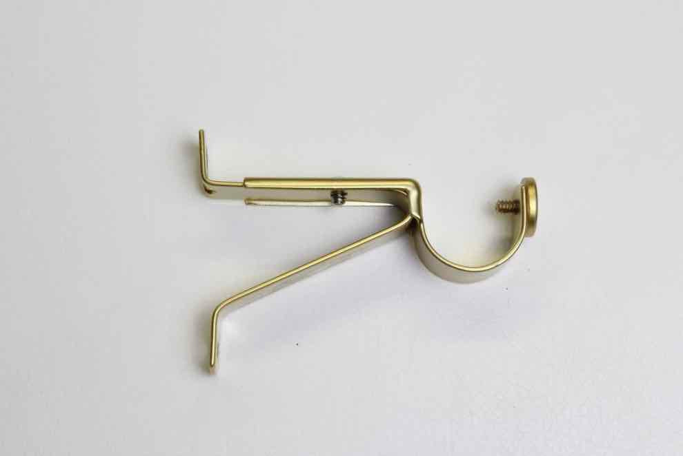 1 Inch - Adjustable Bracket - Available in Gold, Silver, Bronze and Black Finish - IF&D Fabrics and Drapes