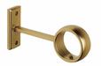 1.5 Inch Diameter- Long Fully Enclosed Bracket- Available in Gold, Silver, Bronze and Black Finish - IF&D Fabrics and Drapes