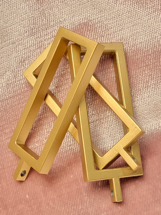 Drapery Rings for Acrylic Lucite Rectangular Drapery Rod - Gold Finish