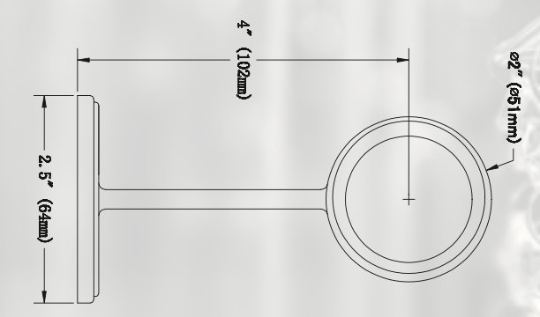 1.5 Inch Diameter -Long Enclosed Curtain Hardware 15 Piece Set - Use With Clear Acrylic or Iron Rod- Gold, Silver, Black, or Bronze Finish
