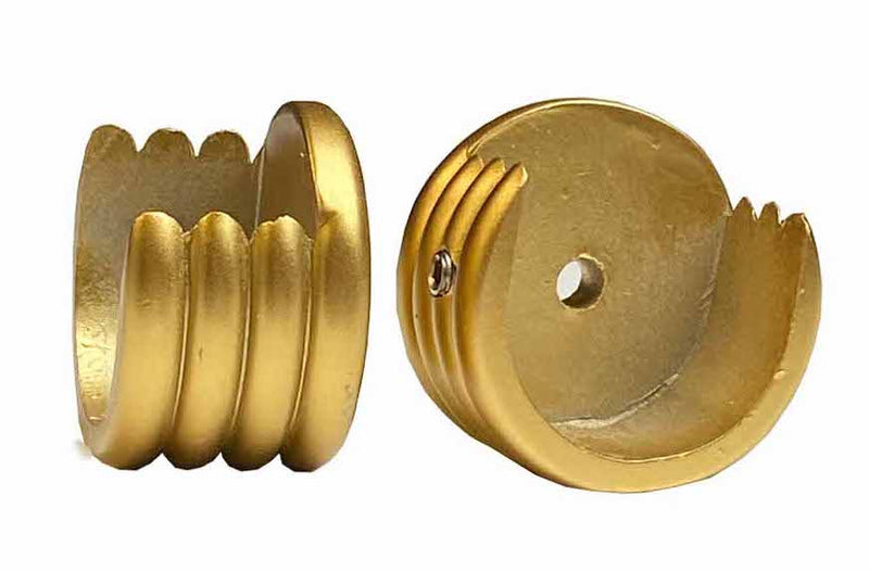 1 Inch Individual Inside Mount Bracket - Available in Gold, Black, Silver and Bronze Finishes